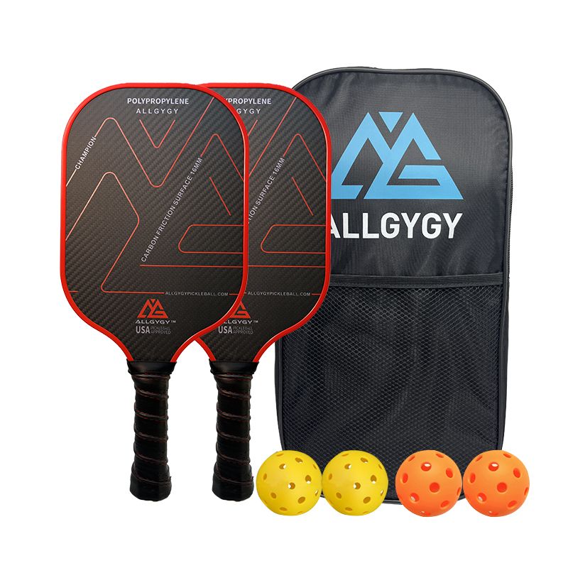 Juego de paletas de Pickleball de fibra de carbono 3K