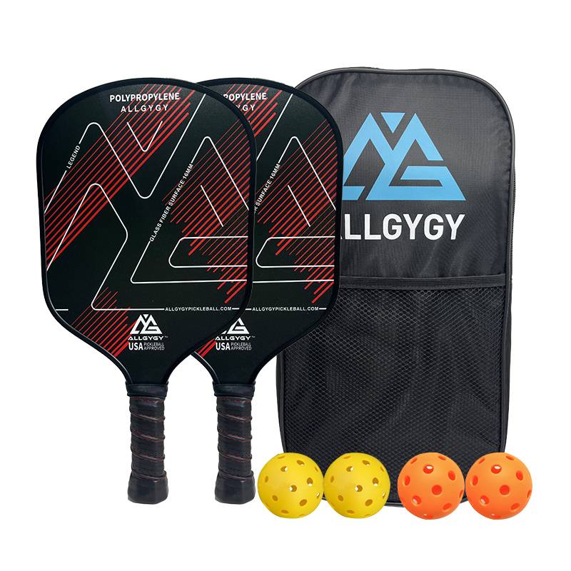 Juego de paletas de Pickleball de fibra de vidrio